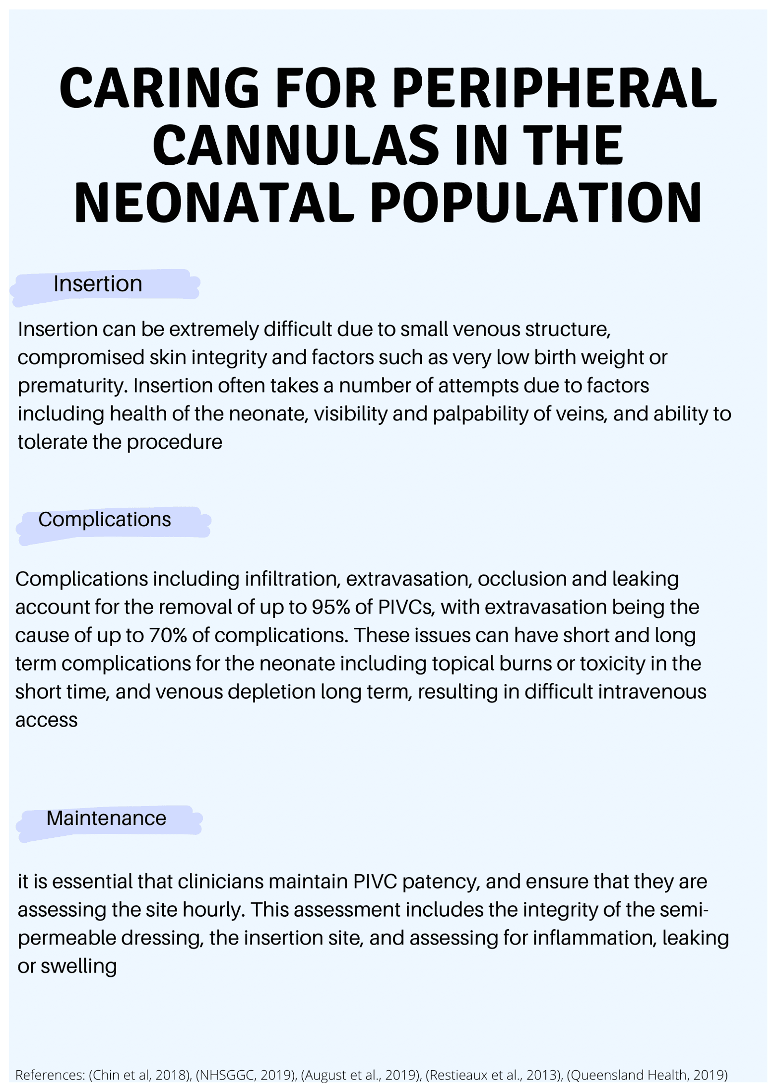 PIVCs in Neonates: Caution advised! PIVCs in Neonates: Caution advised!